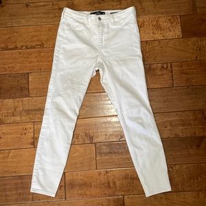 Hollister white High-Rise jean leggings Size:7S W:28 L:26